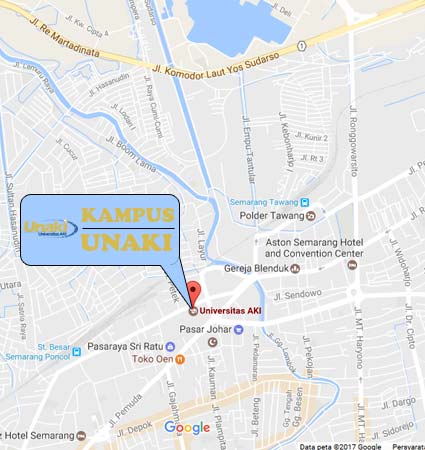 Campus Location UNAKI Semarang Nomor