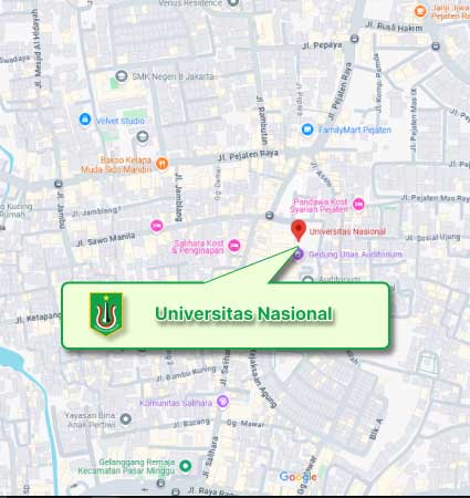 Campus Location UNAS Nomor